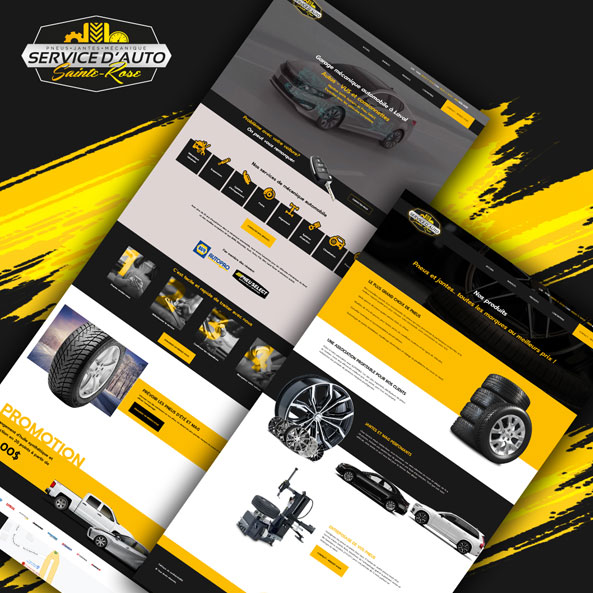 Réalisation service auto Sainte-Rose