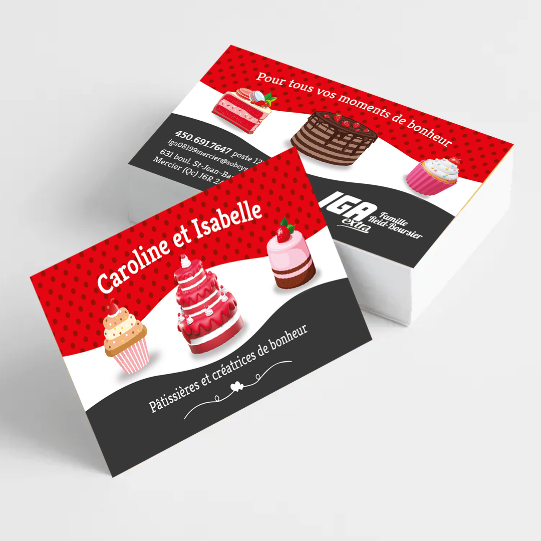 Carte professionnelle IGA Mercier