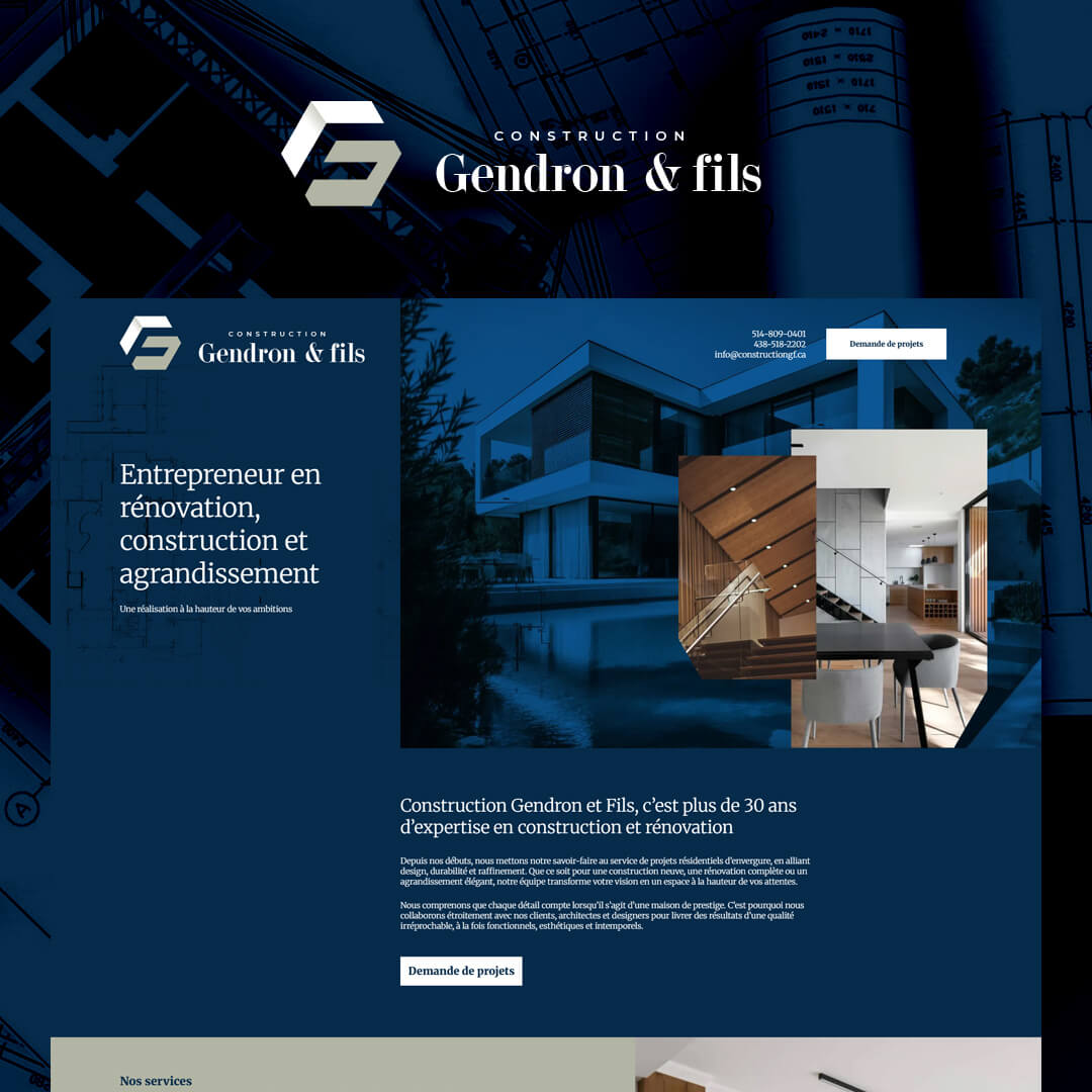 Lien vers https://constructiongf.ca/