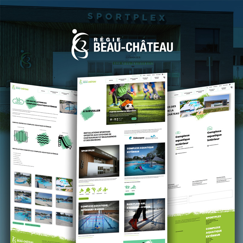 Réalisation du site web de Régie Beau-Château
