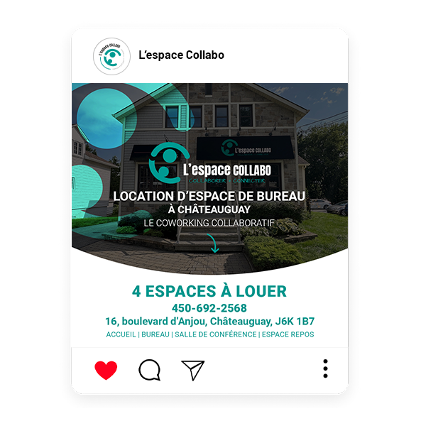 Gestion de réseaux sociaux Espace Collabo